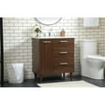 thumbnail image 2 of Elegant Kitchen and Bath 30 inch bathroom vanity in Walnut, 2 of 8