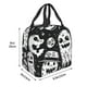 thumbnail image 3 of Easygdp Black White Spooky Ghosts Bolsa Térmica Premium - Tela Oxford Impermeable, Gran Capacidad, Bolsillo Frontal, Unisex para Trabajo, Escuela, Actividades al Aire Libre y Picnics, 3 of 8