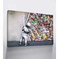 thumbnail image 2 of Graffiti Wall Art Banksy Canvas Wall Art Colorful Wall Art Graffiti Canvas Wall Art Banksy Art Street Art Canvas Wall Art Banksy Prints Graffiti Wall Decor for Living Room Bedroom Decor 12x18, 2 of 6