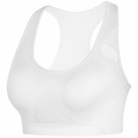 

Womens Sports Bras Wirefree Sports Vest Type Mesh Speed Dry Shockproof Running Fitness Traceless Sleep Sports Underwear Yoga Bra