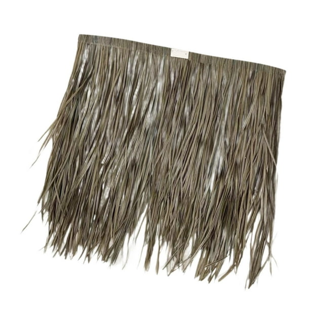 Persiana para botes con forma de pato, techo de paja, minibar, techo, sombra para patio, sombrilla para patio, bar Tiki Marrón oscuro