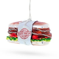 Fresh Sandwich Glass Christmas Ornament