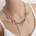 thumbnail image 3 of Gradiente collar de perlas borla clavícula c-hain para fiesta presente regalo cosméticos maquil MABOTO Collar, 3 of 5