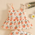 thumbnail image 5 of UngA Baby Outfit 3 6 12 18 24 Months 2T 3T 4T 5T Girls Outfits Short Sleeve T-Shirts Shorts Clothing Set(Beige,3-4 Years), 5 of 5