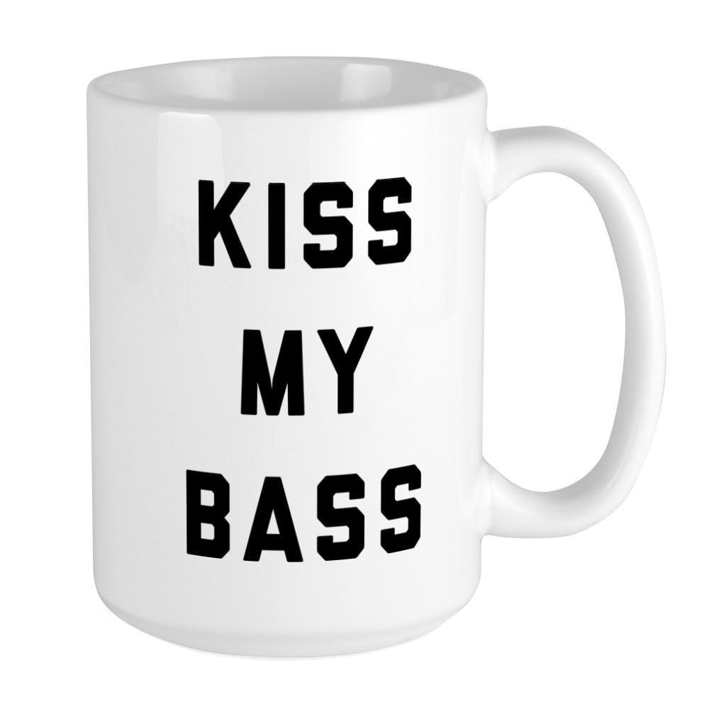 Buy Kiss My Bass I'm Officially Retired 15 Oz Coffee Mug
