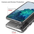 thumbnail image 6 of Kaleidio Case For Samsung Galaxy S21+ Plus 5G (6.7") [Scratch Resistant] Hybrid TPU Bumper [Slim Fit] Transparent Back Panel Skin Cover [Clear/Clear], 6 of 7