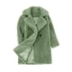 thumbnail image 2 of Gibobby Chaqueta de Forro Polar para bebés niñosAbrigo cálido de invierno para niñas, chaqueta de lana para niños pequeños, ropa de abrigo a de viento pa(Verde, 5-6 Años), 2 of 5