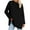 Black, variant on Cyber & Monday Deals LYXSSBYX Womens Long Sleeve Dress Hot Sale Clearance Women's Casual Round Neck Long Sleeve Solid Loose Shirt Blouse Tops