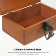 thumbnail image 2 of WASHWEPE Vintage Style Storage Box Wood Organizing for Home 1Pcs, 2 of 8