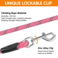 thumbnail image 2 of XiaZ 15FT 30FT 50FT Training Leash for Dogs, Nylon Rope Dog Leashes with 2 Swivel Hooks and Comfortable Padded Handle, Puppy Leash Lead for Small Medium Large Dogs Training, Playing, Camping,Backyard, 2 of 6