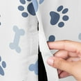 thumbnail image 3 of Sweet Jojo Designs Paw and Bone Navy Blue Dog Crate Kennel Cover 24in., 3 of 6