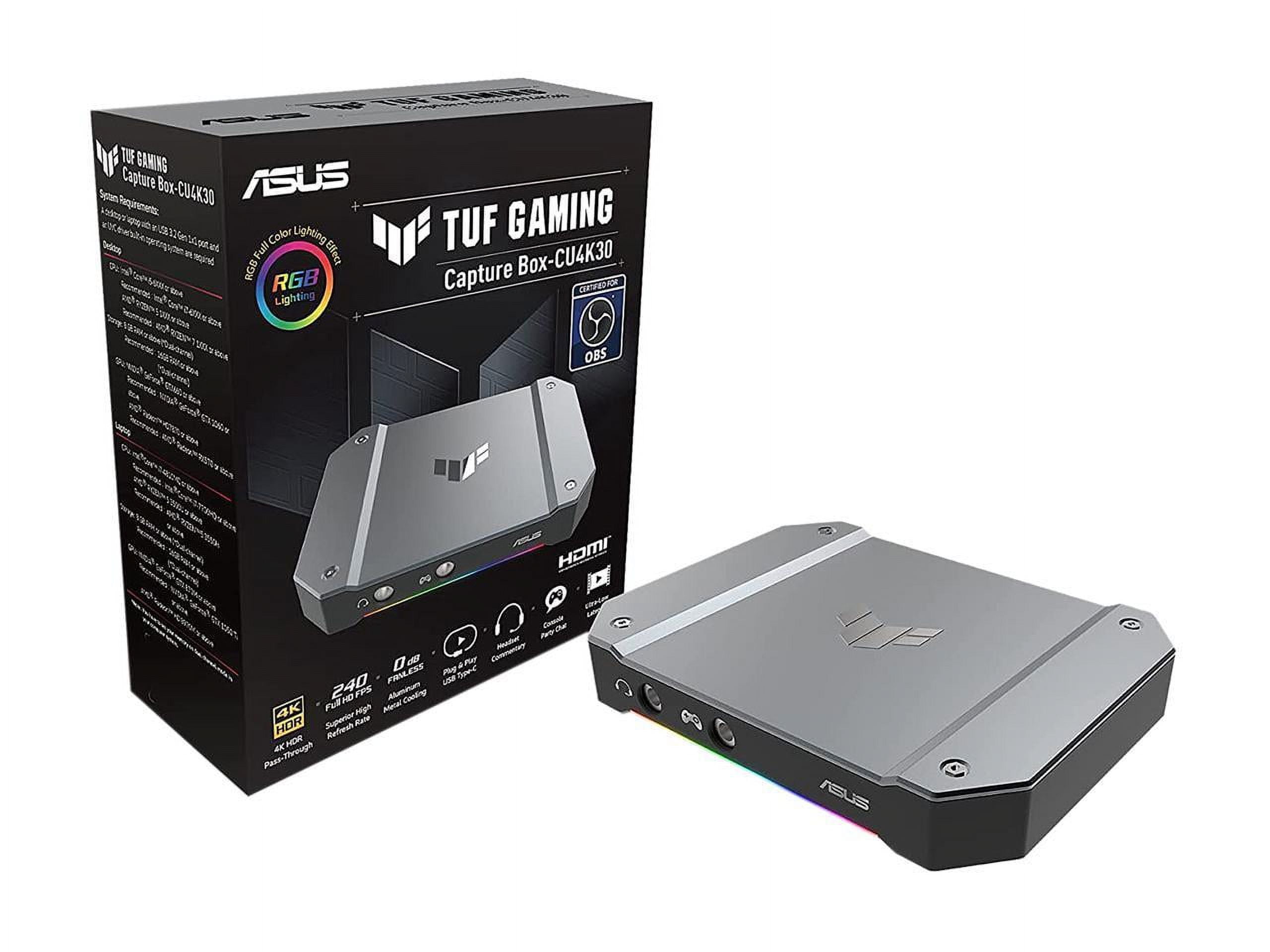 ASUS TUF Gaming 4K Video Card, Near-Zero Latency, HDR, RGB