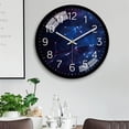 thumbnail image 4 of Reloj de pared con decoración de lujo ligero, reloj Digital for sala de estar, colgante de pared for el hogar, reloj silencioso moderno y moderno, 4 of 4