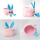 thumbnail image 5 of Easter Basket Bag for Women Girls, Cute Bunny Rabbit Tote Bag, Easter Gifts Basket with Handles, Easter Party Decorations, Easter Egg Hunt Bag, Spring Floral Shoulder Bag, Reusable Easter Storage Bag, 5 of 8