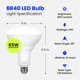 thumbnail image 2 of Bombillas LED Feit Electric BR40, 13 W, 850 lm, regulables, 2700 K, paquete de 2, 2 of 8