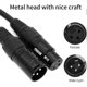 thumbnail image 2 of 3'XLR Cables, 3-Pin Microphone Cable, Studio Speaker Cable, 16.4 ft/5 m, 2 of 5