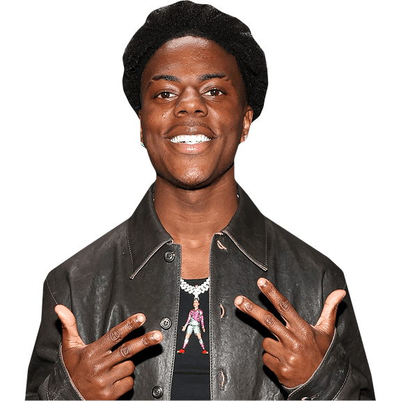 Darren Jason Watkins Jr (Black Outfit) Half Body Buddy Cutout