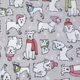 thumbnail image 2 of ALEX + BELLA Merry Mutts Grey Brushed Soft Microfiber 3 PC Kids Sheet Set - Twin, 2 of 6