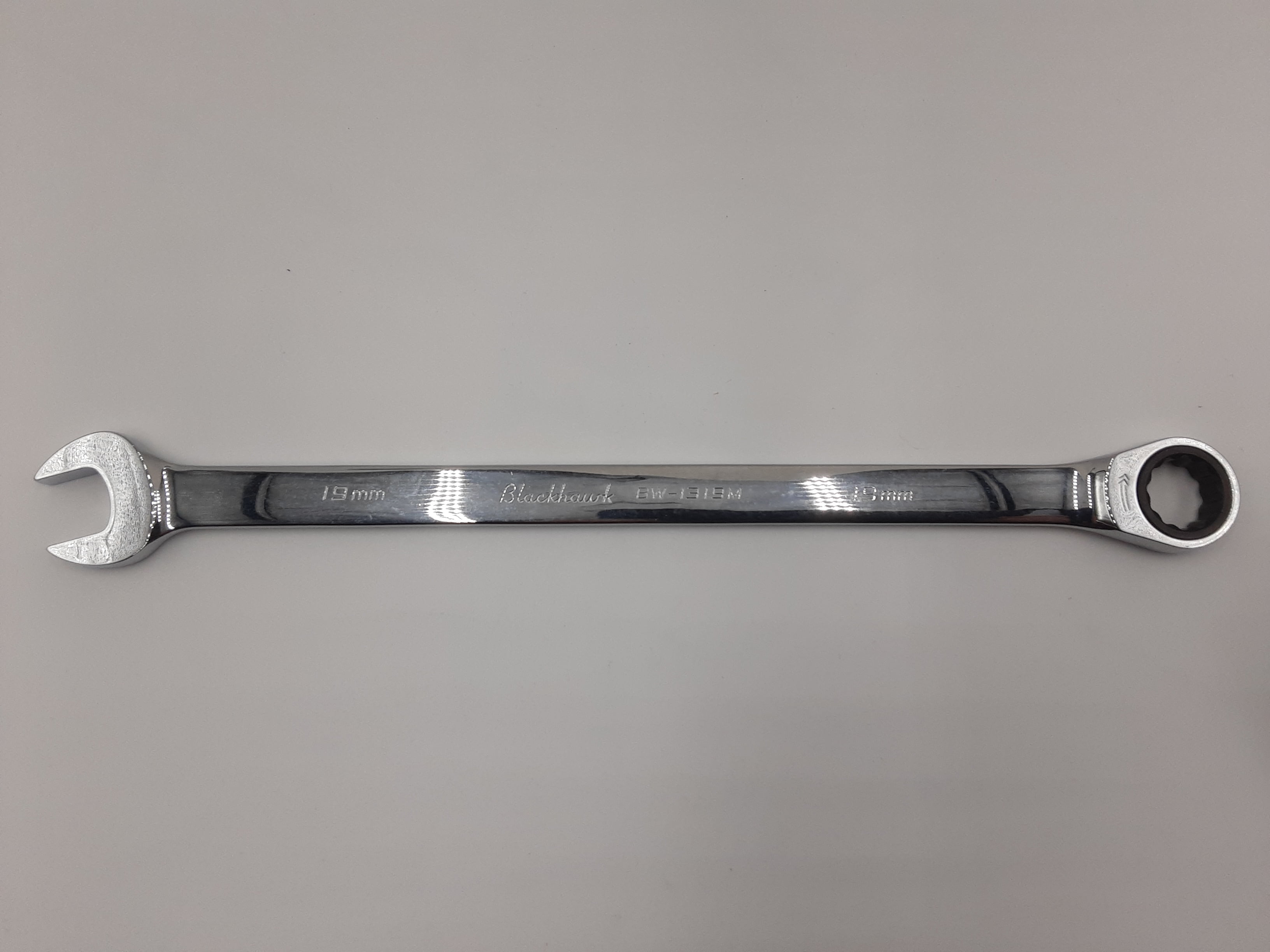 Blackhawk BW1319M Full Polish XL Combination NonReversible Ratcheting