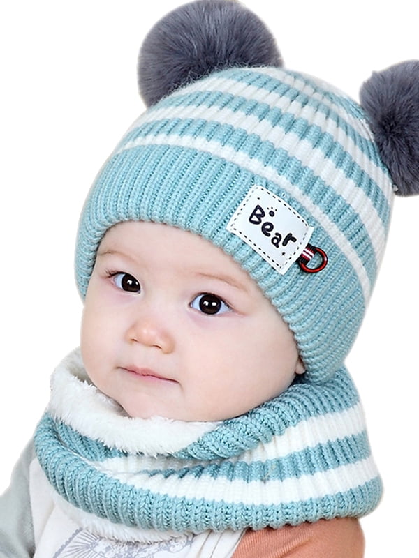 baby hat scarf