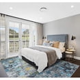 thumbnail image 3 of Moynesa 6'x9' Abstract Area Rugs, Washable Large Rug for Bedroom Ultra-Thin Non Slip Boho Living Room Rugs, Stain Resistant Indoor Non-Shedding Throw Carpet for Dining Room Kitchen Office,Blue, 3 of 8