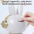 thumbnail image 4 of Space Themed Rabbit Coin Bank for Klds, One Way Saving Money Bank with Lock, Cute Piggy Bank for Home Office Decor, Gift for B0ys GirIs, 4 of 6