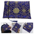 thumbnail image 4 of Baweave Chinese Style Zipper Bag Multi-purpose Small Books Notebooks Bibble Storage Bag Stationery Pouch, 4 of 11