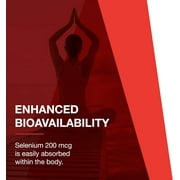 Protocol Selenium 200mcg - Essential Mineral, Immune, Thyroid & Prostate Health - 90 Veg Caps