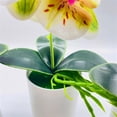 thumbnail image 2 of Luckyn Artificial Potted Flowers Fake False Plants Outdoor Garden Home In Pot Decor, 2 of 5