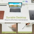 thumbnail image 3 of Pemberly Row 22 inch Wide Computer Desk Writing Study Laptop Table White, 3 of 8