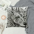 thumbnail image 2 of GOSMITH Venus*L,African Animals,Giraffe,Elephant,Horse,Leopard with Zebra Pattern &amp; Leopard Pattern Decorative Throw Pillow Covers,One-Side Printed, 2 of 5