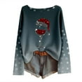 thumbnail image 3 of MHFRRA Sudadera con Capucha Sin Cabeza Atmosphere para Mujer Marina de Guerra, 3 of 4