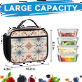 thumbnail image 6 of Herdesigns Vintage Ethnic Large Backpack Set with Lunch Box Lightweight Water Resistant Travel Laptop Backpacks Casual Daypacks for Women Men, 6 of 8