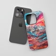 thumbnail image 5 of Mountain Landscape For All iPhone Series Tough Phone Case Abstract Art Vibrant Multi-color, 5 of 7