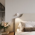 thumbnail image 3 of Shura Matte White Spotlight Sconce with Adjustable Head, Integrated LED, 3000K, 490 Lumens, 3 of 8