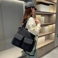 thumbnail image 5 of Bolso de hombro de nailon sólido para mujer, bolso de hombro de mujer versátil y de moda, bolso de mano minimalista informal de gran oferta, 5 of 5