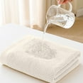 thumbnail image 6 of Vikakiooze Bath Towels Set For Bathroom Cotton Thick Soft Absorbent Towel Set Of 3 Household Wash Face Gift Towel, 6 of 7