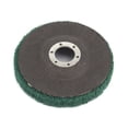 thumbnail image 3 of 1/5 / 10Pcs 4inch 100 mm Nylon Fiber Flap Pulido disco de la rueda 180 Grit for Angle Grinder for Madera Metal Buffing, 3 of 5