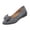 Gray, variant on Women's Bowknot Dressy Flats Ballet Low Wedge Round Toe Slip-Ons Comfortable Casual Dressy Office Work Orthopedic Shoes