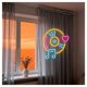 thumbnail image 2 of Letrero De Neón Con Forma Disco Música, Ideal Para Decorar La Pared Tu Dormitorio Brillo Ajustable 50cm, 2 of 3