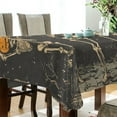 thumbnail image 5 of Yayeee Tablecloths 60" x 108" Rectangle Wrinkle Resistant Party Table Cover, Beige Halloween Skeleton, 5 of 8