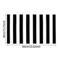 thumbnail image 3 of Black and White Striped Area Rug, Washable Indoor Outdoor Rug for Front Door, Entryway Patio Mat, Farmhouse Front Porch Decor, Low Profile Doormat for Kitchen, 3 of 7