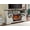 Jasmine White, variant on 28 inch Infrared Electric Fireplace Insert with Touch Panel, Realistic 3D Flame Effects, Adjustable Brightness and Speed, Antique Black, Tempered Glass Fireplace Heater for Home Decor