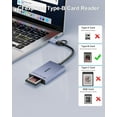 thumbnail image 2 of CFexpress Type B Card Reader with USB 3.2 (Gen 2) 10Gbps, USB-C&USB-A 2-in-1 Type B CFexpress Adapter, Compatible with Windows/Mac/Linux/Android(Not for XQD Card), 2 of 2