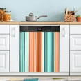 thumbnail image 5 of Magnetic Dishwasher Stickers Mexican Serape Stripes Kitchen Dishwasher Cover Sticker, Panel Decal Home Decor Cabinet Appliances Stickers, 23"x 26", 5 of 6