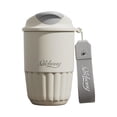 thumbnail image 2 of Taza de café aislada, vaso antiderrames, 410 ml, gran capacidad, portátil Blanco, 2 of 9