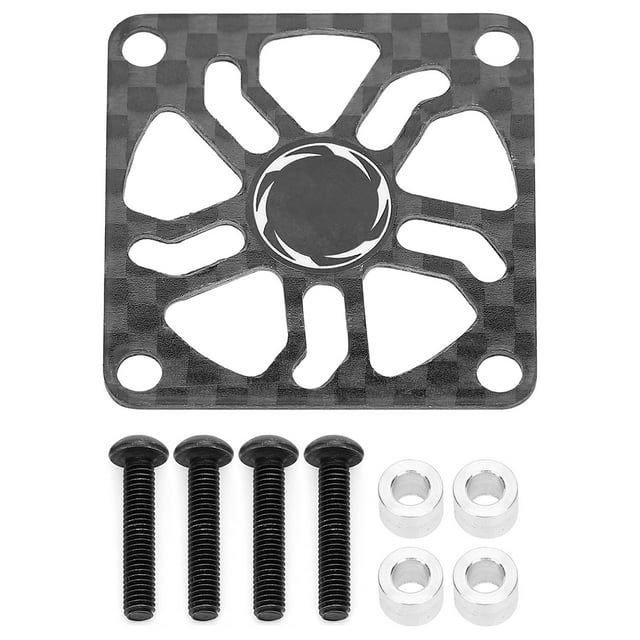 Fdit Housse de Ventilateur de Refroidissement en Fibre de Carbone pour Moteur RC, Housse de Protection pour Ventilateur de Régulation Électrique, Housse de Ventilateur de Refroidissement en Fibre de Carbone, Housse de Ventilateur de Refroidissement RC