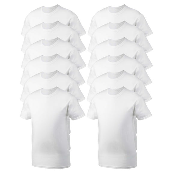 Gildan Mens SoftStyle Fashion Double-Needle T-Shirt, Pack of 12