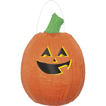 Pumpkin Halloween Pinata, 12.75in x 12in