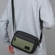 thumbnail image 4 of Pequeño Bolso Transversal Transparente, Bolso de Peito de Nylon Masculino 26x18cm, Bolso de Hombro Ajustable, Mochila con Correa de Pecho, 4 of 6